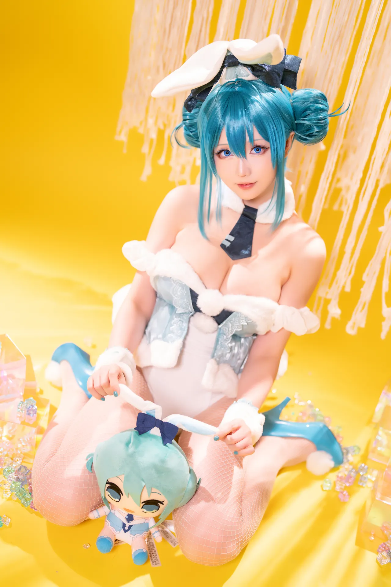 Hoshilily September 2023 Plan A - Hatsune Miku BiCute Bunnies (White Bunny Version)-erohere36.webp